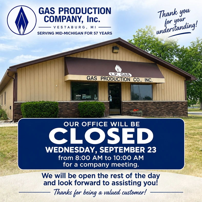 Office Closed Wednesday, September 23rd, for a company meeting